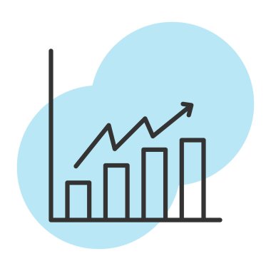 grafik ikonu vektör illüstrasyonu