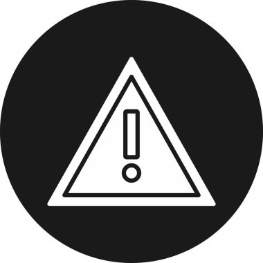 vektör uyarı simgesi illüstrasyonu