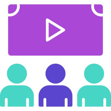 video simgesi. vektör çizim