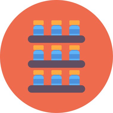 Düz bir içecek ikonu iç