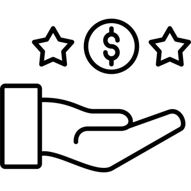 para simgesi vektör illüstrasyonu