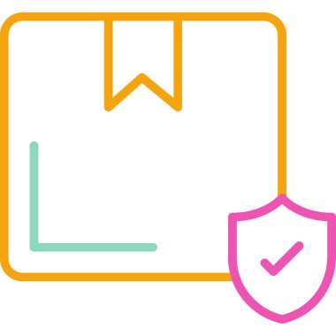 Basit vektör simgesi, sertifika simgesi, sertifika