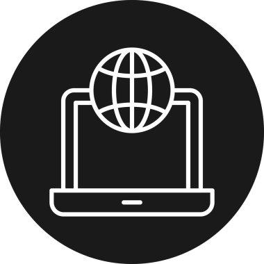 bilgisayar simgesi vektör illüstrasyonu