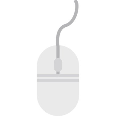 Fare simgesi. Düz çizim. fare vektör sembolü