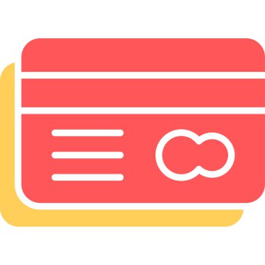 kart simge vektör çizim