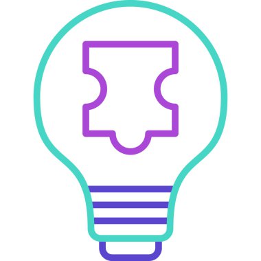 Ampul Simgesi, Vektör illüstrasyonu