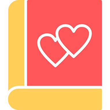 Kalp. Web simgesi basit illüstrasyon