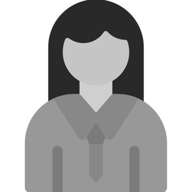 Kadın simge vektör çizim