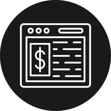 iş simgesi vektör illüstrasyonu