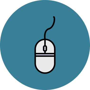 Fare. Web simgesi basit illüstrasyon