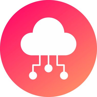 vektör Bulut simgesi illüstrasyonu