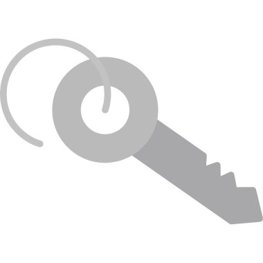 Anahtar simgesi vektör illüstrasyonu