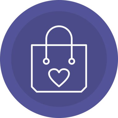 Aşk simgesinin vektör illüstrasyonu