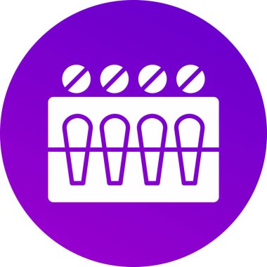 Kibrit. Web simgesi basit illüstrasyon