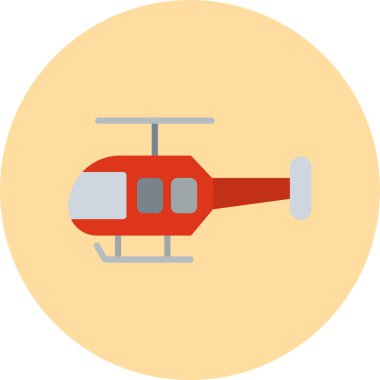 Helikopter Basit Vektör Simgesi ResmiComment