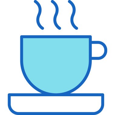 Bardak. Web simgesi basit illüstrasyon