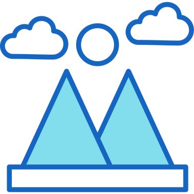 Bulut. Web simgesi basit tasarım