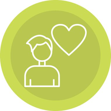 İnsan simgesinin vektör illüstrasyonu