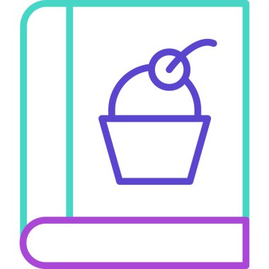 krem simge vektör çizim