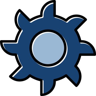 Teçhizat Web simgesi basit illüstrasyon