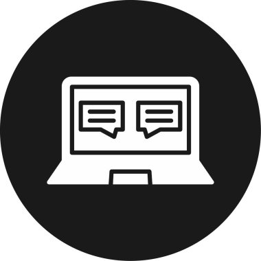 Web simgesi vektör illüstrasyonu