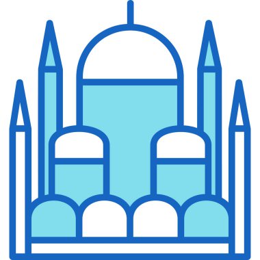 mimari yapı binası simgesi - taslak biçimi