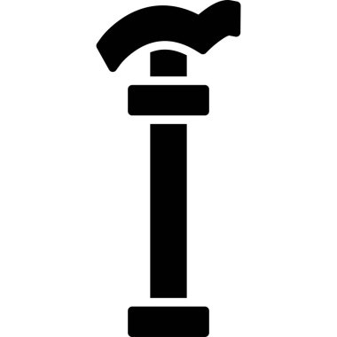 Çekiç. Web simgesi basit illüstrasyon