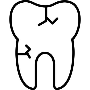 diş vektörü çizgisi deseni