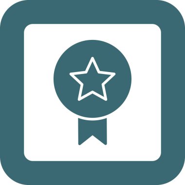 Ödül. Web simgesi basit tasarım