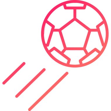 futbol topu ikonu vektör illüstrasyonu