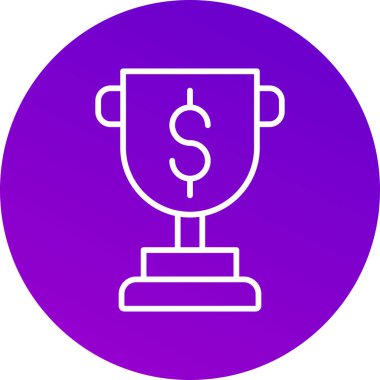 kupa simgesi vektör illüstrasyonu