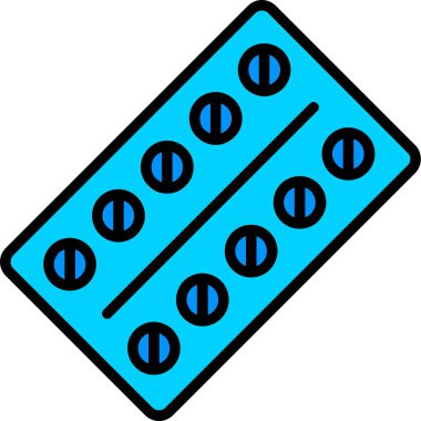 Haplar. Web simgesi basit illüstrasyon