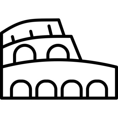 yapı inşaat simgesi ana hatları biçiminde