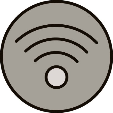Wifi simgesi, vektör illüstrasyonu