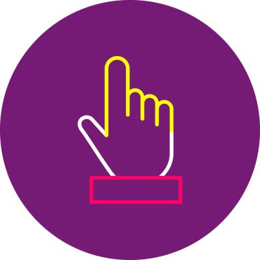 el simgesi vektör illüstrasyonu