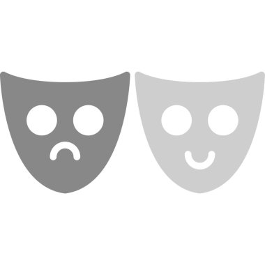 üzgün ve duygu simgesi vektörü simgesi