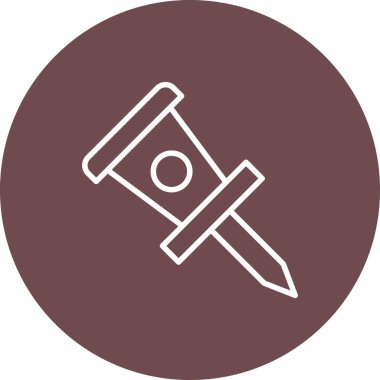 Renkli fırça simgesi izole edilmiş arkaplan