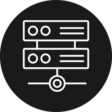 Modern simgenin vektör illüstrasyonu