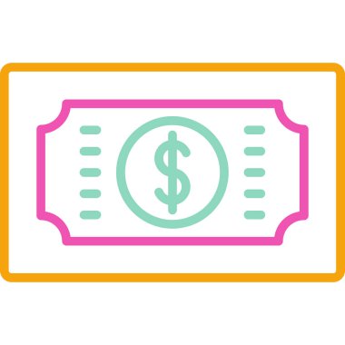 para dolar vektör simgesi