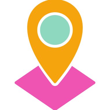 harita pin vektör simgesi