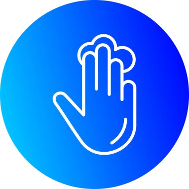 Mavi arkaplanın vektör illüstrasyonu