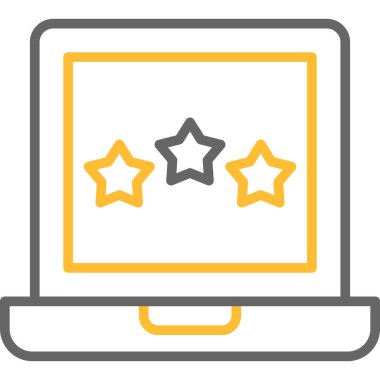 Kolayca düzenleyebilen veya düzenleyebilen bilgisayar ekranı vektör simgesi