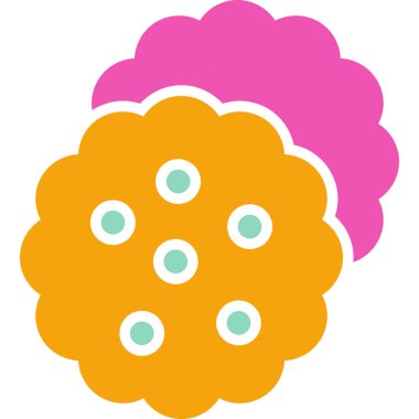 Kişisel ve ticari kullanım için vektör çiçek simgesi.