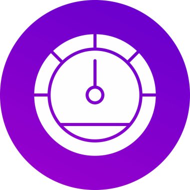 Saat. Web simgesi basit illüstrasyon