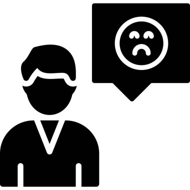 Müşteri derecelendirme simgesi düz simgesi