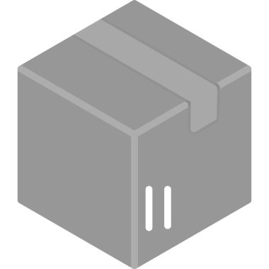 kutu teslim paketi simgesi ana hat biçiminde