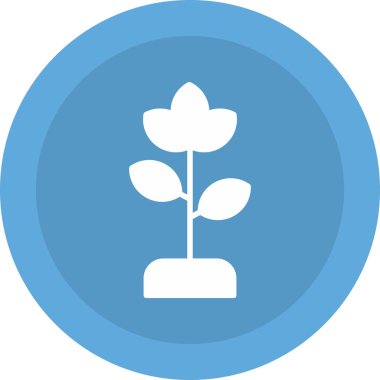 Soyut arkaplan gruplandırılmış bitki simgesi