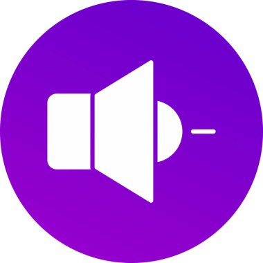 Hoparlörün vektör illüstrasyonu