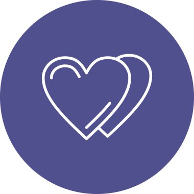 kalp simgesi, vektör illüstrasyonu