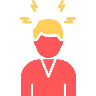 baş simge, vektör illüstrasyonu